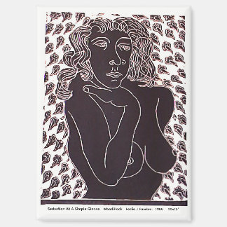 Verführung auf einen einfachen Blick 6,4cm Magnet