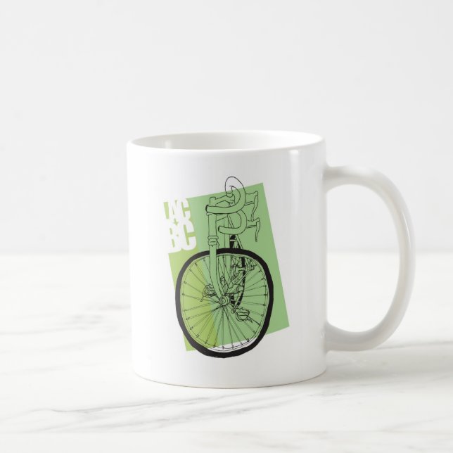 Verführung über Straßen-Fahrrad Tasse (Rechts)