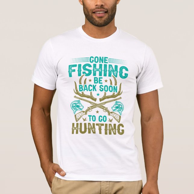 vergangen Fischen bald wieder zu gehen Jagd nach S T-Shirt (Vorderseite)