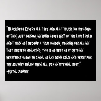 Vergangene Bedauern Poster