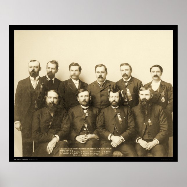 Vergangene Grand Masters Dakota IOOF SD 1890 Poster (Vorne)