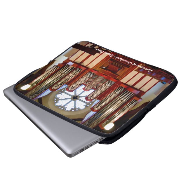 Vergangene Organe Christchurch, Neuseeland Laptopschutzhülle (Vorne Knopf)