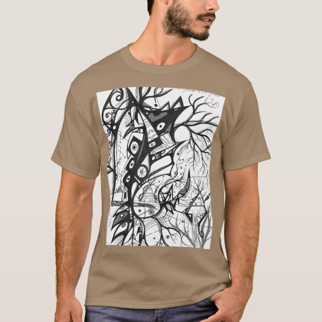 Vergangenheit, Gegenwart und Zukunft T-Shirt (Vorderseite)