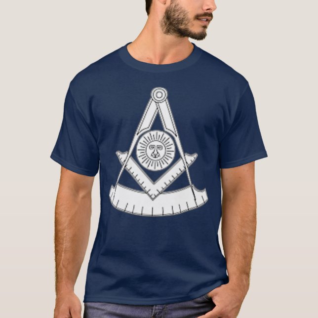Vergangenheit Master Freemason Masonic Freemason G T-Shirt (Vorderseite)