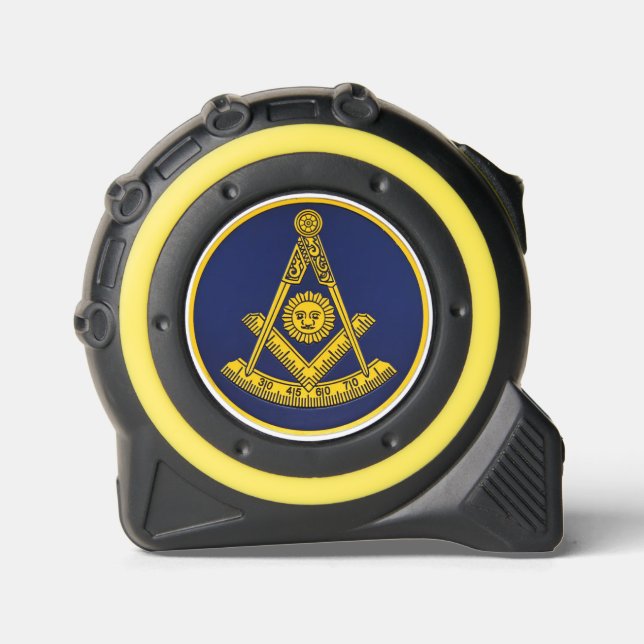 Vergangenheit Master Lodge Freemasonry Mauerwerk Maßband (Vorderseite)