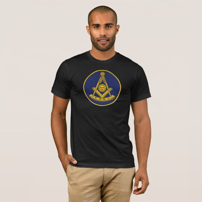 Vergangenheit Master Lodge Freemasonry Mauerwerk T-Shirt (Vorne ganz)