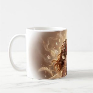 Vergängliche junge Liebende in goldenem Licht Tass Kaffeetasse