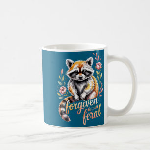 Vergeben, aber immer noch wildes Waschbär-Christen Kaffeetasse