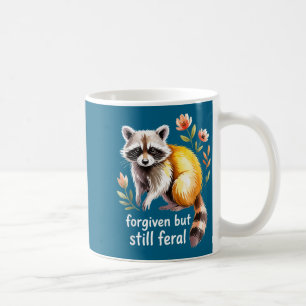 Vergeben, aber immer noch wildes Waschbär-Christen Kaffeetasse