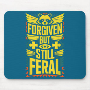Vergeben, aber immer noch wildes Waschbär-Christen Mousepad