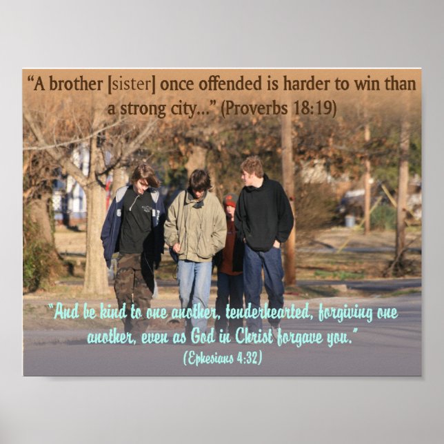 vergeben poster (Vorne)