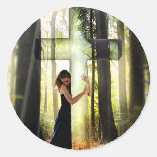 vergeben runder aufkleber