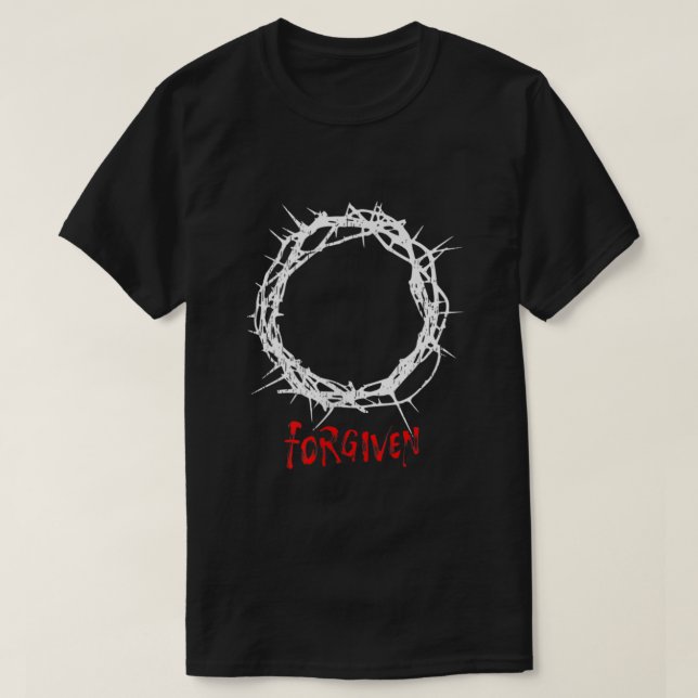 Vergebene Krone von Thorns Jesus T-Shirt (Design vorne)