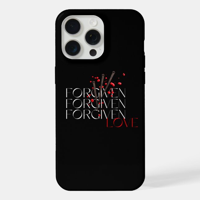 Vergebung Liebe iPhone Hülle (Rückseite)