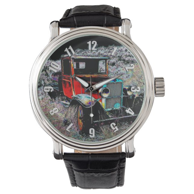 Vergessen - Alter Vintager LKW Armbanduhr (Vorderseite)