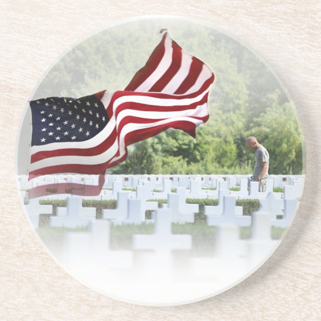 Vergessen - Gedenktag Getränkeuntersetzer (Vorne)