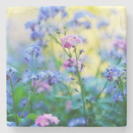 Vergessen-Ich-Nicht-Blume Steinuntersetzer