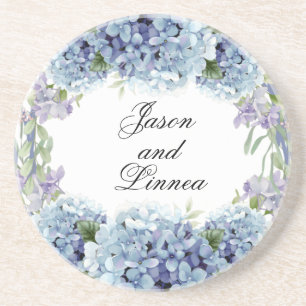 Vergessen-Me-Not-Blume Wasserfarbenelegante  Getränkeuntersetzer