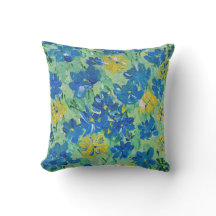 Vergessen-Me-Not Outdoor Accent Pillow 16"x16"