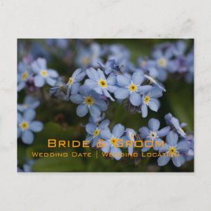 Vergessen-Me-Not ・ Save the Date Postkarte