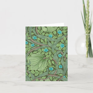 Vergessen-Me-Nots, Wallpaper von William Morris Dankeskarte