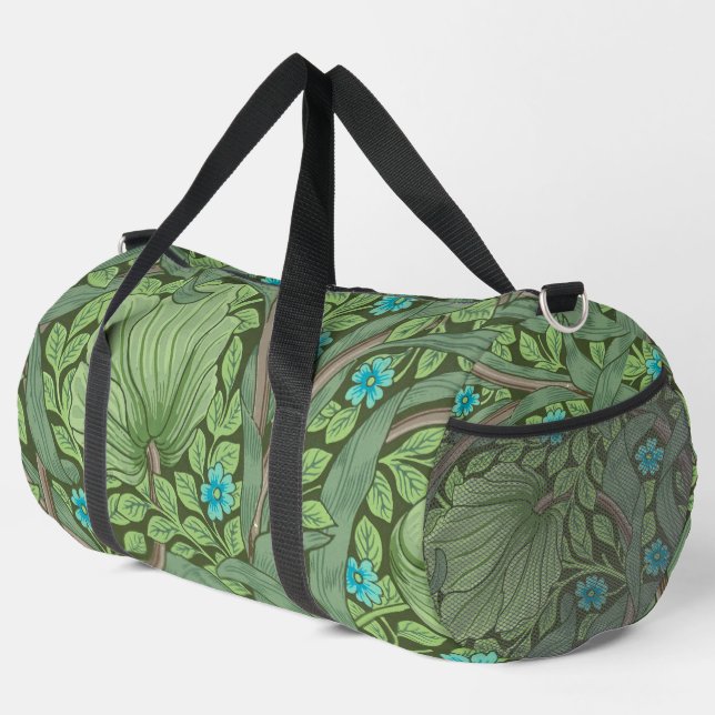 Vergessen-Me-Nots, Wallpaper von William Morris Duffle Bag (Rechte Ecke)