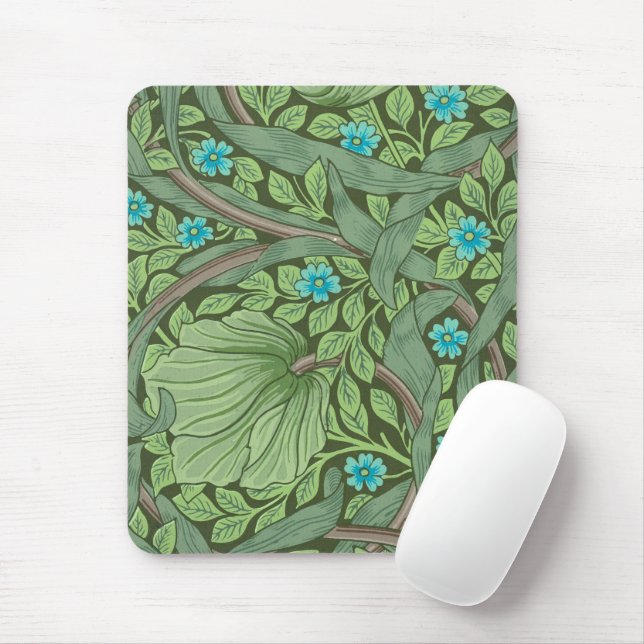 Vergessen-Me-Nots, Wallpaper von William Morris Mousepad (Mit Mouse)