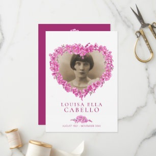 Vergessen-nies Beerdigungsservice-Programm Rosa Bl Programm