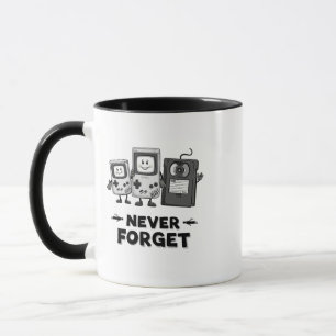 Vergessen Sie Casse tape Vintag 90er Jahre ästheti Tasse