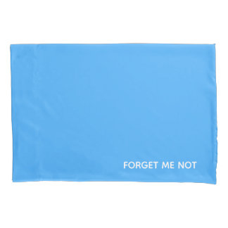 Vergessen Sie den nicht blauen Farbnamen Kissenbezug