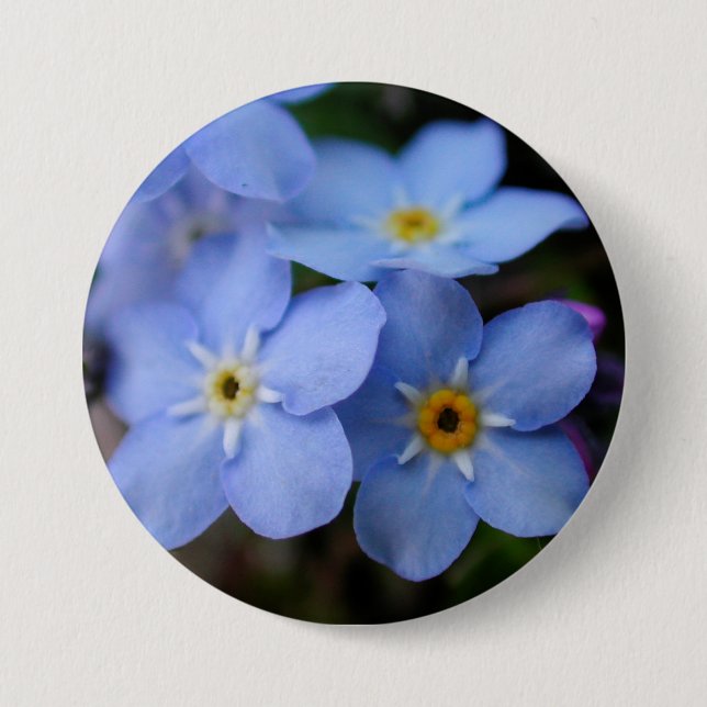 Vergessen Sie die blauen Blumen von mir Button (Vorderseite)