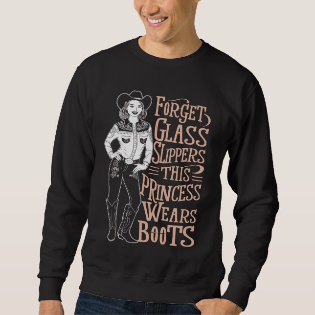 Vergessen Sie die Glass Slippers Princess Wears Bo Sweatshirt (Vorderseite)