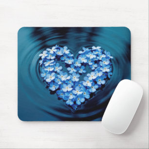 Vergessen Sie die nicht schwimmenden Herzenblätter Mousepad