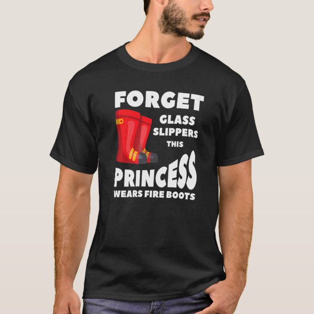 Vergessen Sie Glass Slippers Dieses Prinzessin trä T-Shirt (Vorderseite)