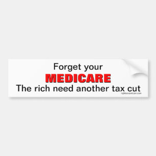 Vergessen Sie Ihre Medicare Autoaufkleber