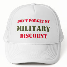 VERGESSEN SIE MEINEN MILITÄRISCHEN ERMÄSSIGUNGSNAC