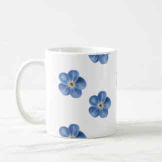 Vergessen Sie mich nicht/blaue Blumen-Tasse Kaffeetasse