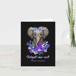 Vergessen Sie mich nicht Elefanten Blume Heimerhei Karte