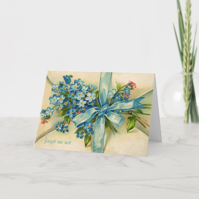 Vergessen Sie mich nicht Karte (Vorderseite)