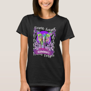 Vergessen Sie mir nicht Alzheimer's Awareness Elep T-Shirt