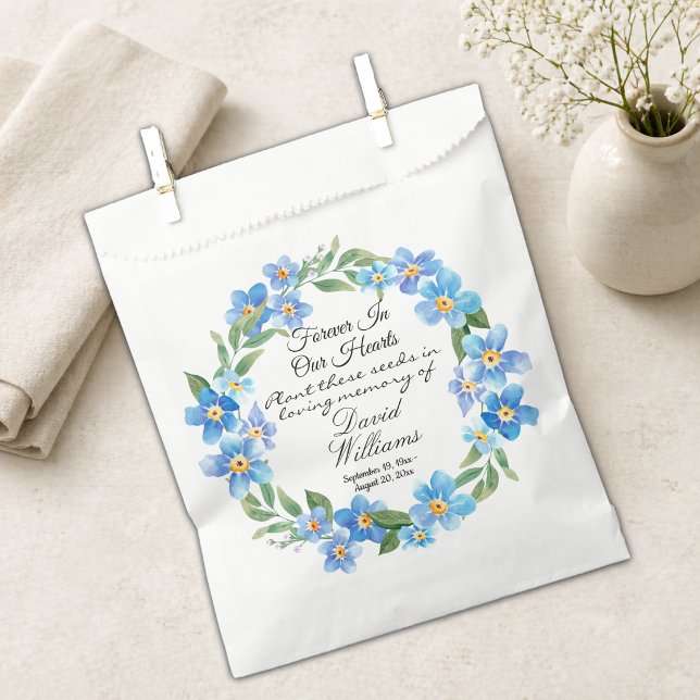 Vergessen Sie mir nicht Blume im Love Memory Seed  Geschenktütchen (Von Creator hochgeladen)