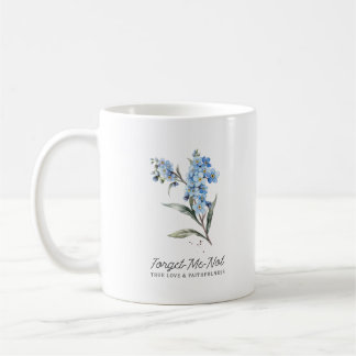 Vergessen Sie mir nicht Blume True Love Custom Mon Kaffeetasse