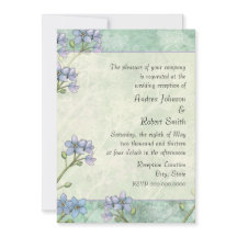 Vergessen Sie mir nicht den blauen Frühling Hochze