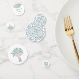 Vergessen Sie nicht-Bouquet-Hochzeit Konfetti