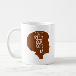 Vergessen Sie nicht, dass Sie einen schwarz-afrika Kaffeetasse