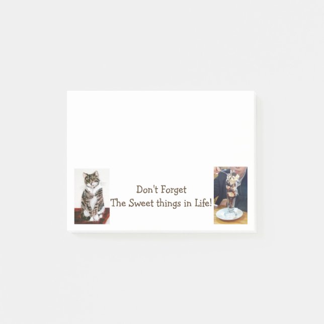 Vergessen Sie nicht die Fotovorlage Post-it Klebezettel (Vorderseite)