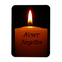 Vergessen Sie nicht die Kerzenflamme