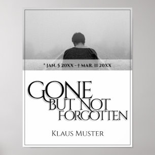 Vergessen Sie nicht - hell Poster