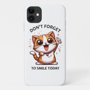 Vergessen Sie nicht heute zu lächeln lustige glück Case-Mate iPhone Hülle
