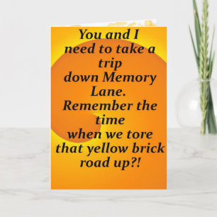 Vergessen Sie nicht Ihre Freundkarte Karte